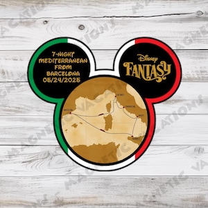2025 Disney Cruise Commemorative - MV Pixie Dust - 7-Night Mediterranean from Barcelona - 05/24/2025