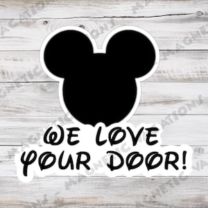 We Love Your Door! - DCL - Mickey Mouse! - Show your love for cruise doors! - Disney Cruise Line Pixie Dust