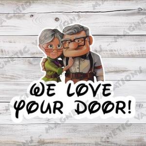 We Love Your Door! - Up! - Show your love for cruise doors! - Disney Cruise Line Pixie Dust - DCL - cruise magnet