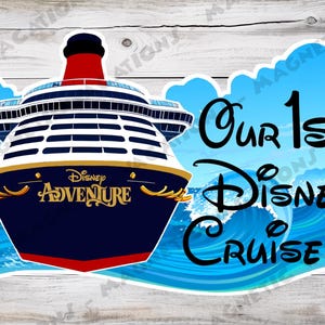 1st Disney Cruise - DCL Magnet - Disney Cruise Lines