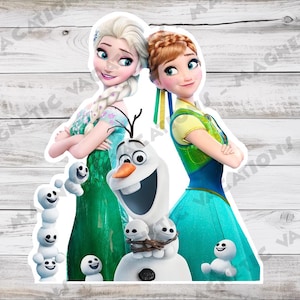 Aimant La Reine des neiges 2 - films Disney - Elsa / Ana / Kristof / Sven / Olaf / La plus grande reine des neiges sur Etsy - DCL - aimant croisière