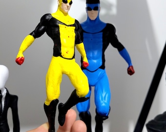 Estatueta pintada à mão de Mark Grayson: Colecionável dos quadrinhos de Invincible
