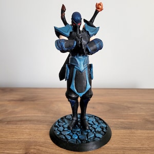 Handgemachte Shen Figur: League of Legends Charakter Statue
