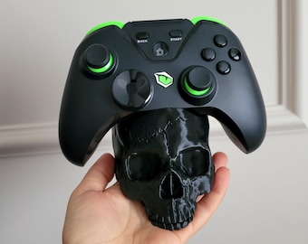 Supporto per controller a forma di teschio - Supporto per controller PS5/Xbox, decorazione gotica per giocatori