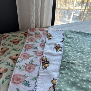 Burp cloths, set of 2.