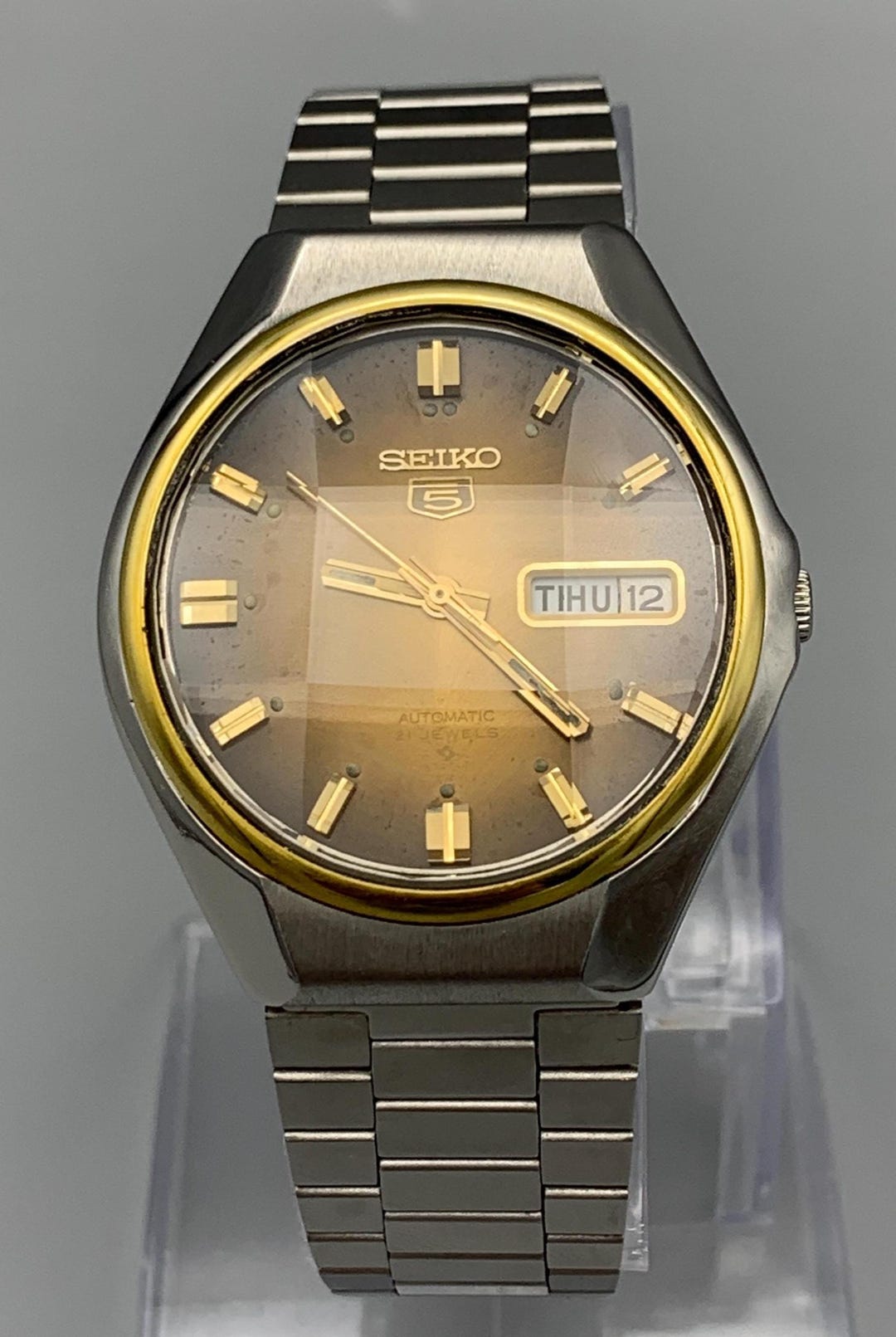 1972年 seiko5 ヴィンテージ セイコー5 6119-6400 Classic Vintage Orange 1970s Seiko 5 Sports 21 Jewels 6119