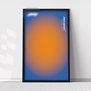 Mclaren F1 Poster, Lego Technic Compatible, Poster for Wallboard, Formula 1 Wall Art, F1 digital Print, Minimalist F1 Formula 1 Poster