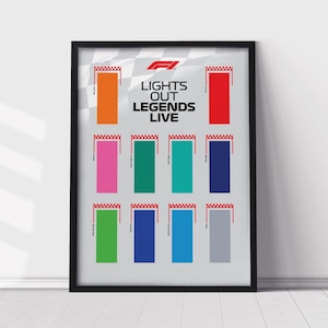Background for Lego F1 Speed Champions, 10 Team Car Display Poster, Poster for Wallboard, F1 Fans Gift, Racing Room Decor, Digital Print