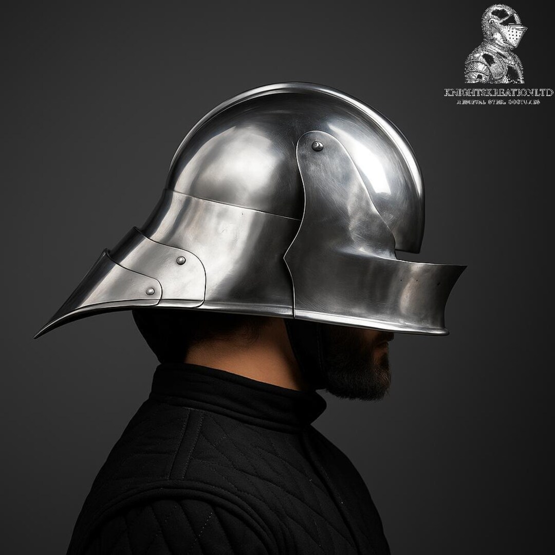 R.K GLOCAL ENTERPRISES Medieval German Sallet Helmet
