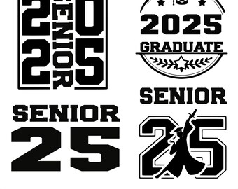 Graduation Svg Bundle, Graduation Cap Svg, Grad 2025, Class of 2025 ...