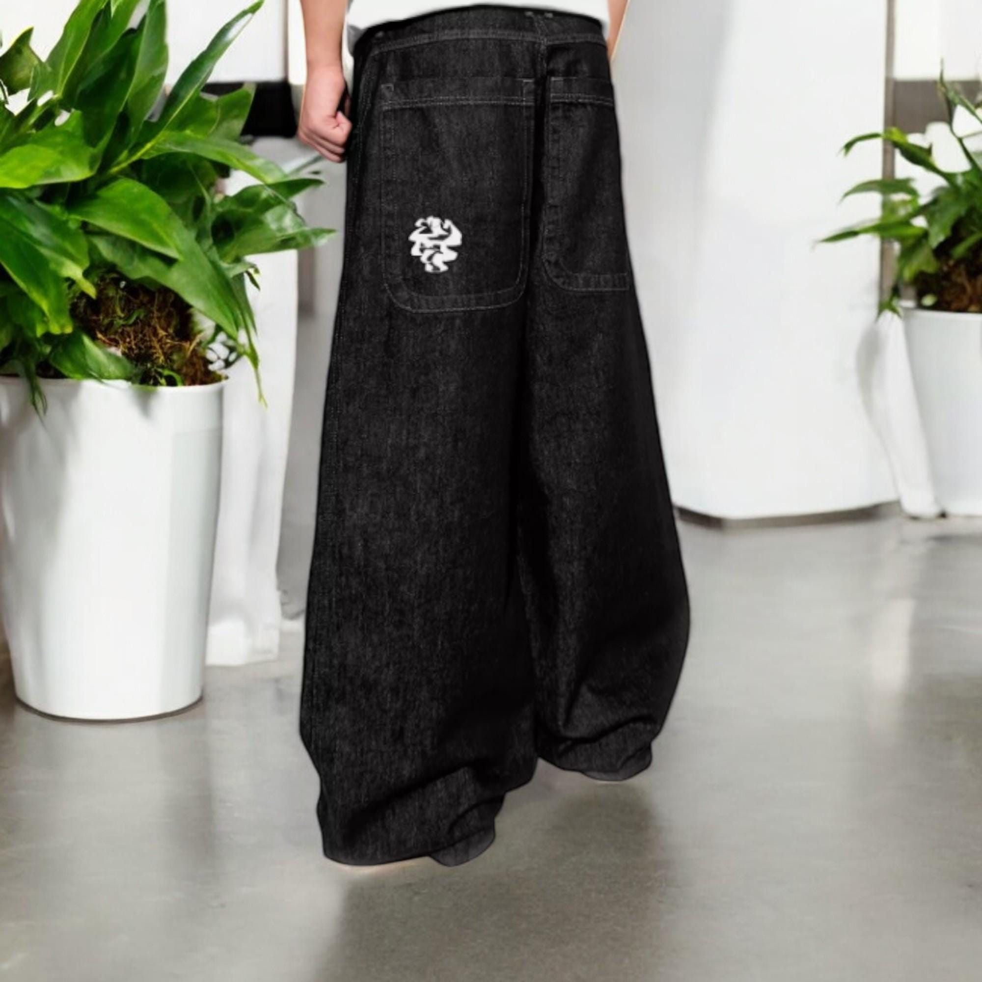 Baggy Jeans for Men – Wide Leg Skater Denim – Y2K Vintage