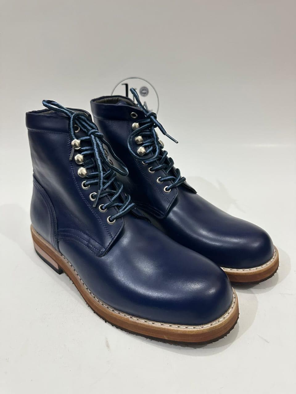 Mens Dress Boots Blue - Etsy