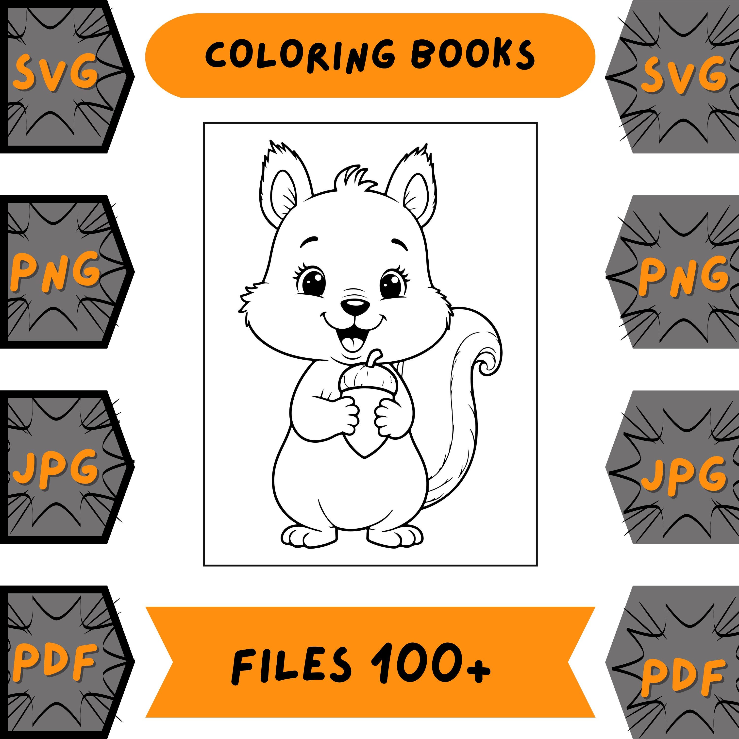 Kawaii Coloring Pages – Cute Printable Book for Kids & Teens – Digital ...