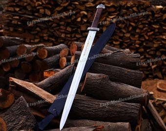 Legendary Ulfberht Viking Sword,  Sword of the Norse Warriors, Groomsmen Gift for Wedding, Anniversay Gift for Men, Birthday Gift for BF