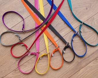 Slip Lead, Slip Leashes, kennel lead, show lead, collar leash - 20 colors and several lengths