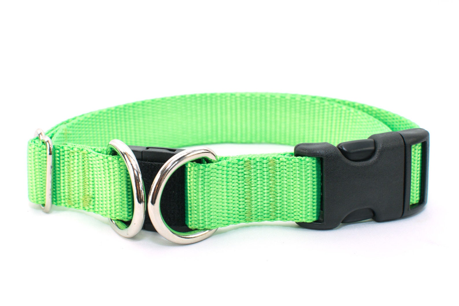 Personalized BREAKAWAY Safety Dog Collar in Lime Green High Etsy