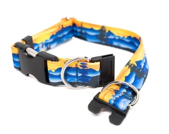 BREAKAWAY Personalized "Great Outdoors" Dog Collar - safety collar, bright, colorful | Limited Edition