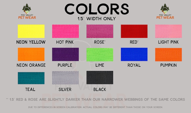 Solid color BREAKAWAY Safety Dog Goat Pig Sheep Collar many colors any size MADE to ORDER image 3