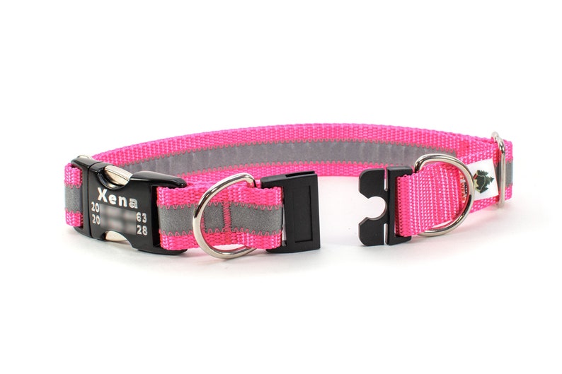 Personalized BreakAway Safety Dog Collar in Reflective Hot Etsy