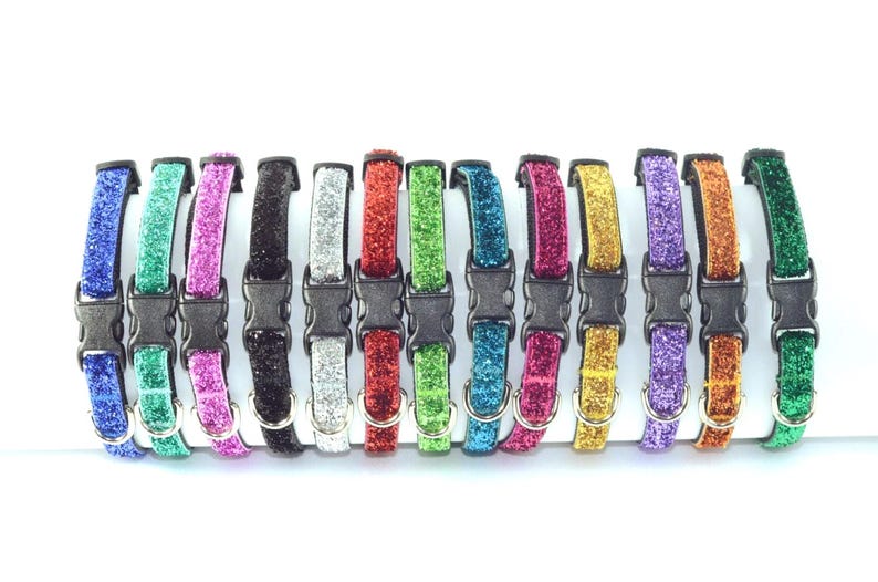 Sparkle Bling Tiny Dog Collar - MADE to ORDER image 8