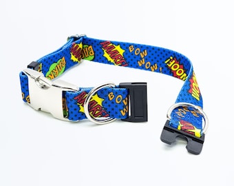 BREAKAWAY Personalized Super Dog Dog Collar - safety collar, prevent collar strangulation | optional engraved buckle