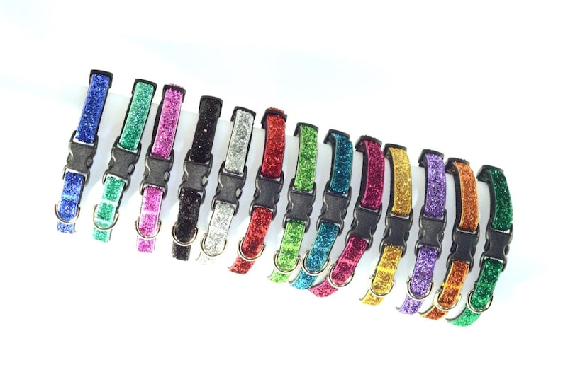 Sparkle Bling Tiny Dog Collar - MADE to ORDER image 6