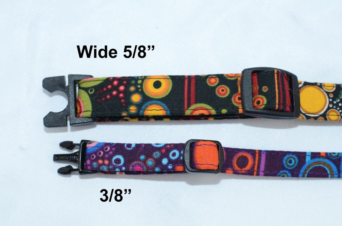 BREAKAWAY Cat Collar Hardware Kit D Rings Buckle Slide Etsy