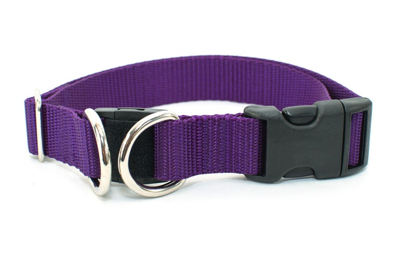 Solid color BREAKAWAY Safety Dog Goat Pig Sheep Collar many colors any size MADE to ORDER image 8
