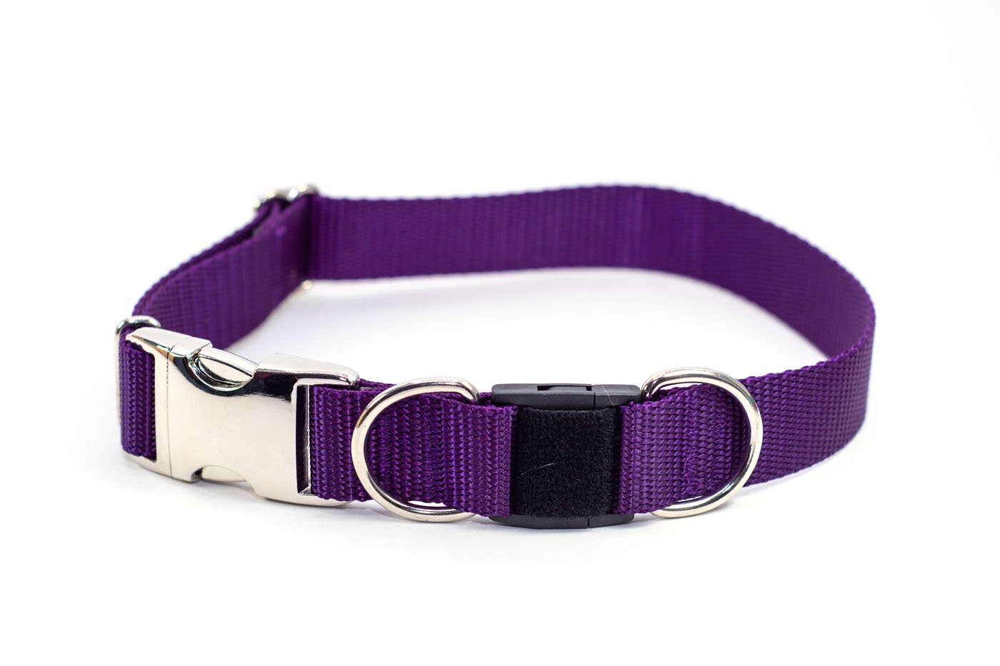 Personalized BREAKAWAY Safety Dog Collar in Purple Plum Etsy