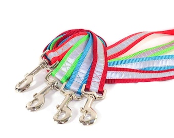 Reflective Safety Leashes - many colors and lengths