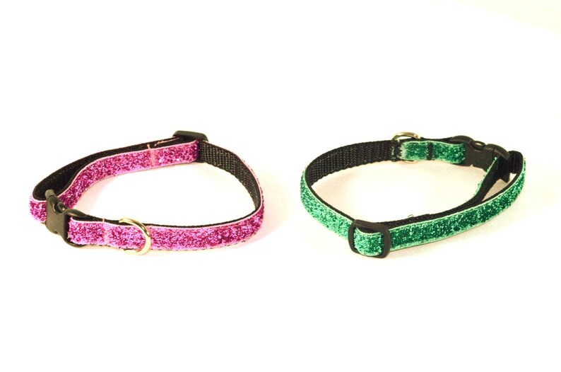 Sparkle Bling Tiny Dog Collar - MADE to ORDER image 7