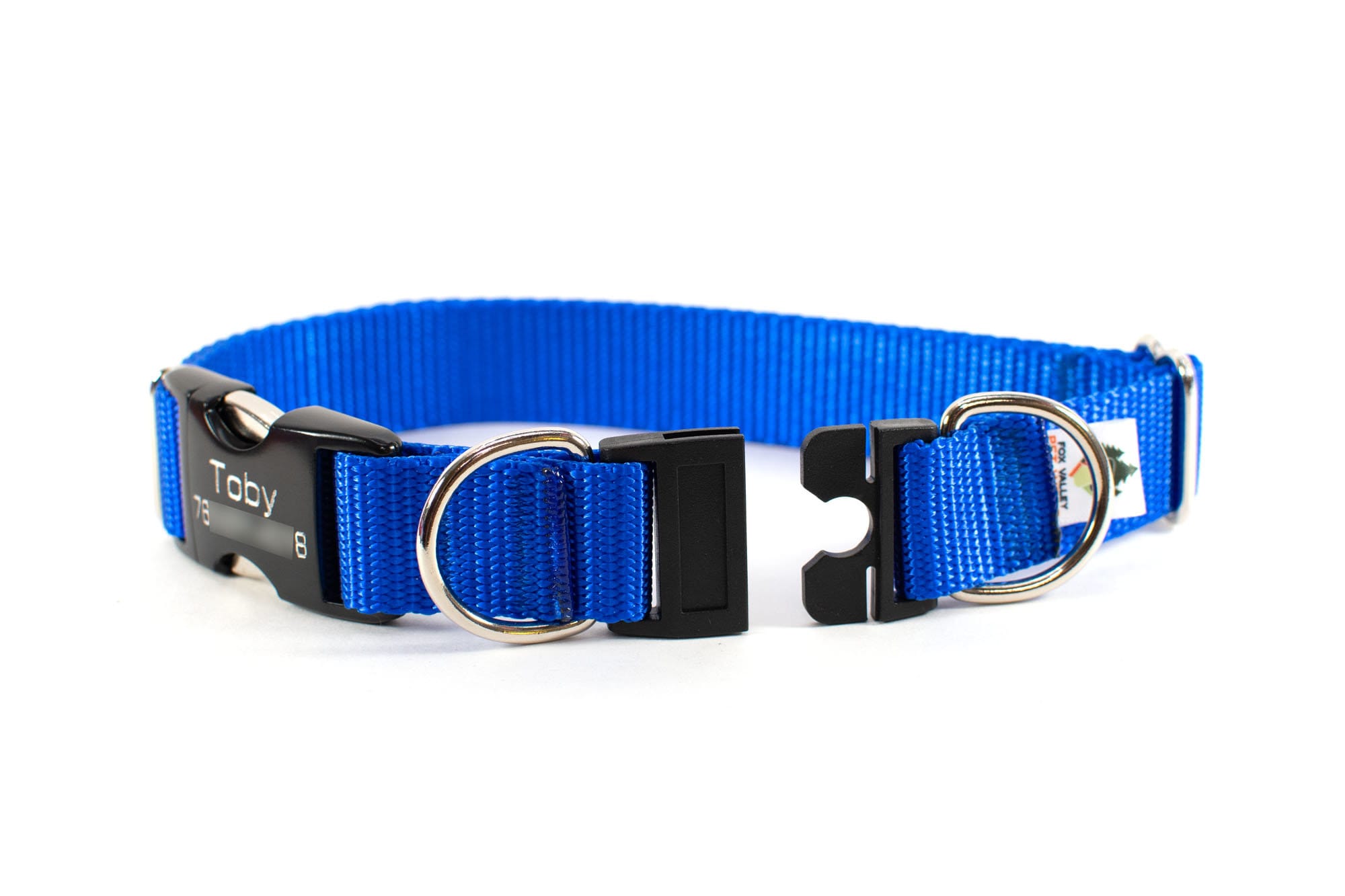 Personalized BREAKAWAY Safety Dog Collar in Royal Blue Etsy