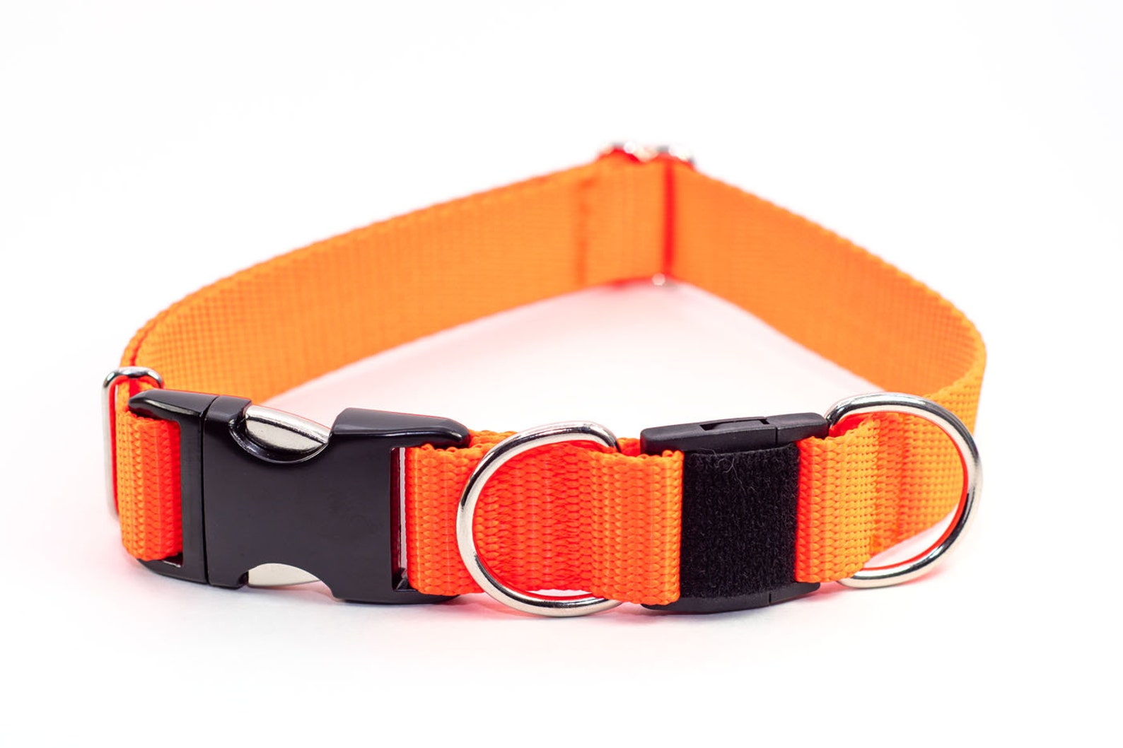 Personalized BREAKAWAY Safety Dog Collar in Neon Orange Etsy
