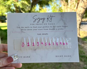Sizing Kit for Press On Nails