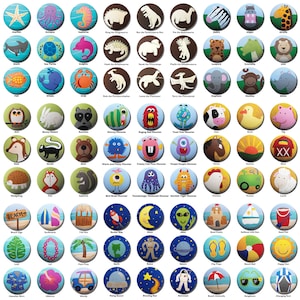 Kinderknop aangepaste handgeschilderde kunst lade knoppen trekt of nagel covers kinderen kamer keuken of bad - dressoir of kast hardware