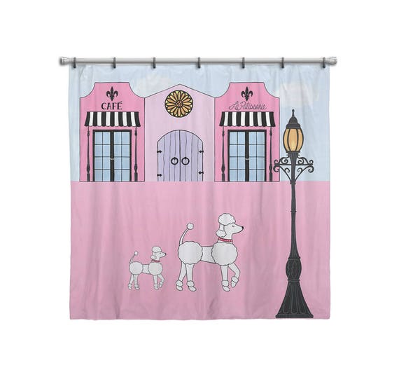 Shower Curtain For Kids Bathroom From Hand Painted Images Etsy