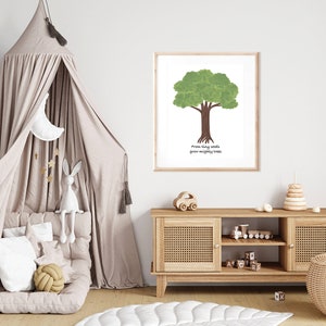 From Tiny Seeds Grow Mighty Trees - Printable Art From Original Hand ...