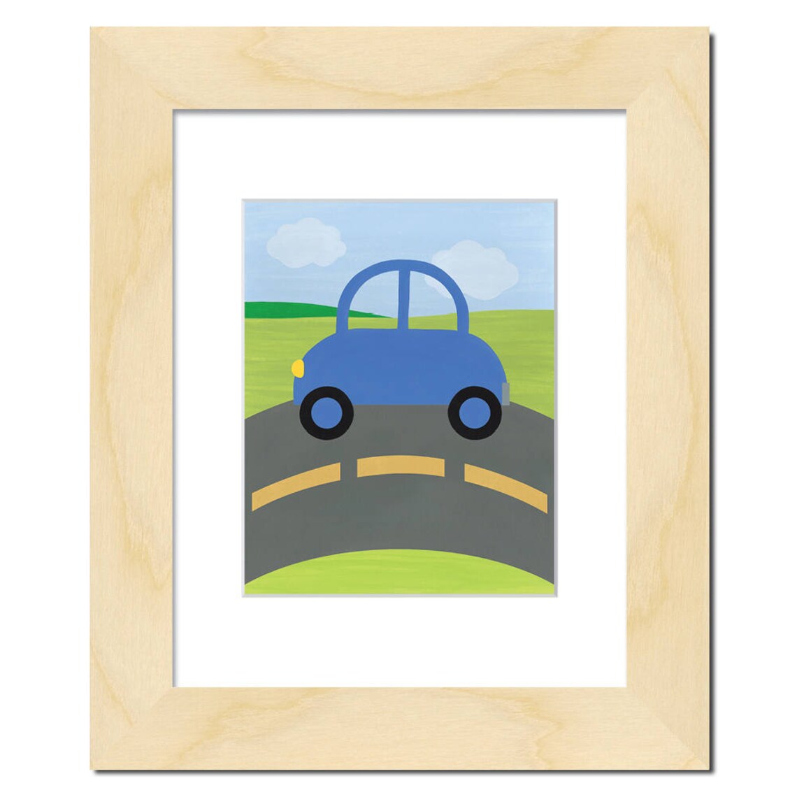 Hand Painted Handle - Children's Custom Race Car Handles or Drawer ...