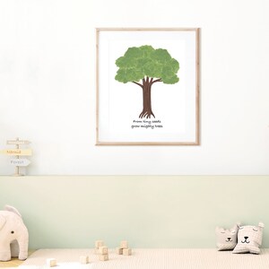 From Tiny Seeds Grow Mighty Trees - Printable Art From Original Hand ...
