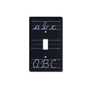 Switch Plate - Custom Hand Painted Wooden Light Switch or School Days Teacher&#39;s Pet Classroom or Any Theme