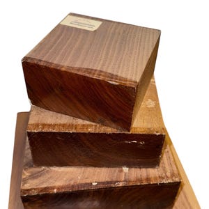 American walnut wood block – in various sizes, high-quality turning wood for noble projects, walnut, turning wood, wood