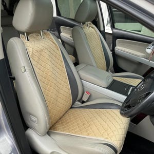 Fundas de asiento de coche Alcantara de 15 colores, estrechas, premium, elegantes y protectoras.