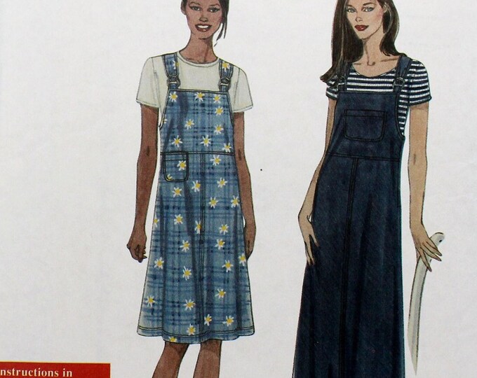 Simplicity Sewing Pattern 9263, Misses' Overall Bib Style Jumper, Uncut ...