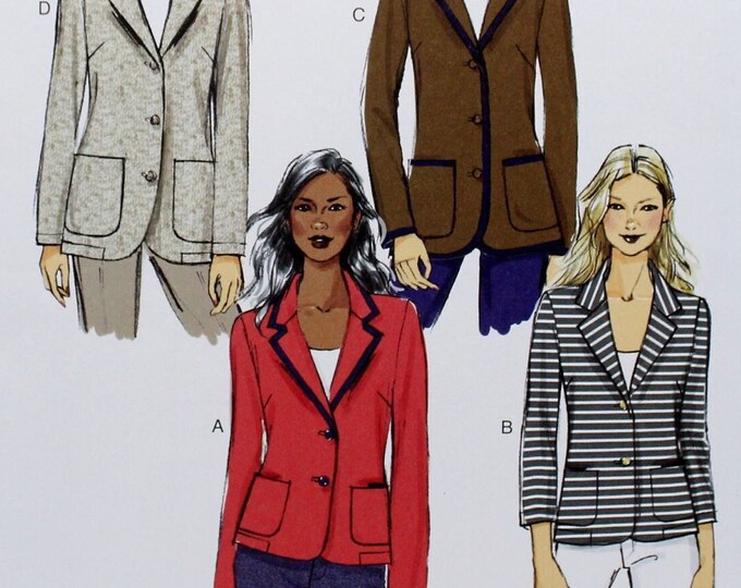 Butterick Sewing Pattern 5926, Misses'/miss Petite Fitted Jacket, Uncut ...
