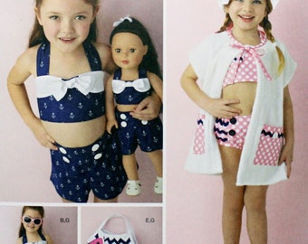 Simplicity Sewing Pattern 9347, Child's Pullover Top or Vest