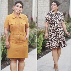 Simplicity Sewing Pattern 9463, Misses&#39; Shirt Dress with Belt, Uncut/FF, Misses&#39; Size 16 18 20 22 24, Mimi G Simplicity S9463