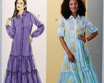 Mccall #39 s Sewing Pattern 6696 Misses #39 Shirt Dresses and Slip Uncut/ff Mccall #39 s Sewing Pattern 6696 Misses #39 Shirt Dresses and Slip Uncut/ff