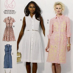 Mccall #39 s Sewing Pattern 6696 Misses #39 Shirt Dresses and Slip Uncut/ff Mccall #39 s Sewing Pattern 6696 Misses #39 Shirt Dresses and Slip Uncut/ff