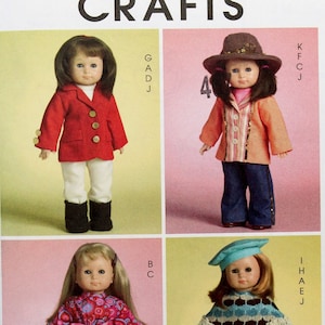 McCall&#39;s Sewing Pattern 5288, Doll Clothes for 18&quot; Dolls, Uncut/FF, Doll Clothes Sewing Pattern