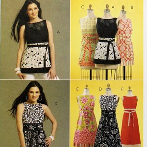 McCall&#39;s Sewing Pattern 5882, Misses&#39; Top, Tunics and Dresses, Uncut/FF, Misses&#39; Size 4 6 8 10 12